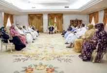 صورة الرئيس غزواني يلتقى قادة الأحزاب الممثلة في البرلمان