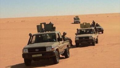صورة إصابة منقب وتوقيف أربعة من قبل الجيش الجزائري