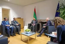 صورة الرئيس غزواني يجري لقاءات مع مسؤولين أوروبيين على هامش قمة بروكسول