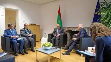 صورة الرئيس غزواني يجري لقاءات مع مسؤولين أوروبيين على هامش قمة بروكسول