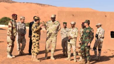 صورة لمكافحة الإرهاب.. قوات الصاعقة المصرية تدرب “مغاوير” موريتانيا