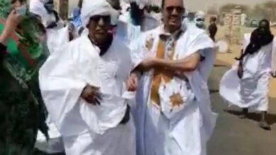 صورة حلف ولد أحمدات ينظم استقبالا حاشدا على مشارف النعمة لبعثة الحزب الحاكم (فيديو)