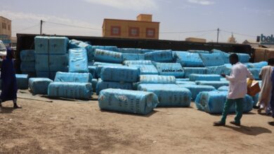 صورة سقوط شاحنة يغلق أهم محور طرقي بنواكشوط