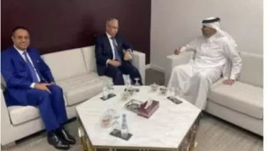 صورة الدوحة: وزير الثقافة يبحث مع رئيس الوزراء القطري علاقات التعاون بين موريتانيا وقطر