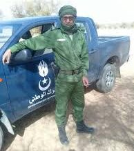 صورة رئيس فرقة الدرك في أشرم يضبط كميات من الأرز مهربة من بوكى