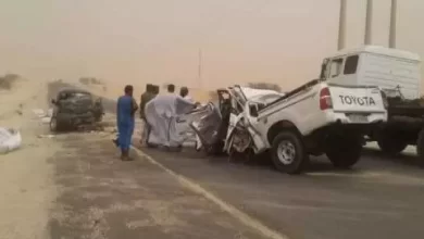 صورة وفاة ثلاثة أشخاص في حادث سير بين مدينتي أركيز والمذرذرة