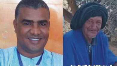 صورة مجموعة أولاد بوسيف بالحوض الشرقي تعزي أسرة أهل “حيبل” في مصابها   