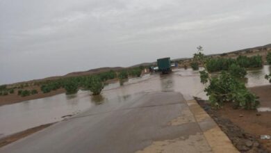 صورة تهاطل أمطار شرقي البلاد بلغت 28 مم ببعض المناطق