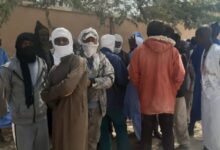 صورة صيادون يتظاهرون بنواذيبو احتجاجا على اعتراضهم من قوات البحرية