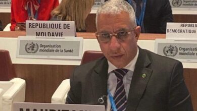 صورة موريتانيا تتحدث باسم العرب في مؤتمر دولي للصحة