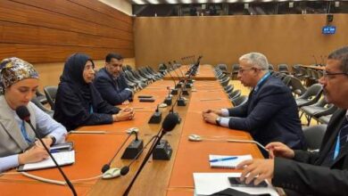 صورة قرارات هامة بين وزيرة الصحة العامة القطرية ووزير الصحة فى بلادنا