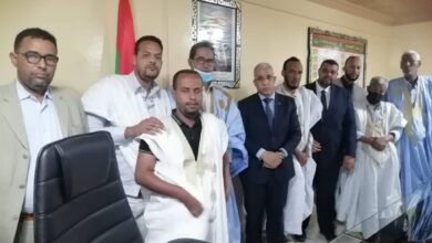 صورة أعضاء المكتب التنفيذي لتجمع المؤسسات الاعلامية يلتقون بوزير الصحة