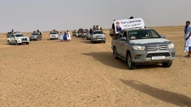 صورة منقبوا “اصبيبرات” يحتفون بولد أمحمد ويشكرون الرئيس غزواني