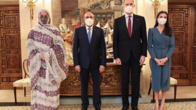 صورة القصر الملكي الإسباني يعلن عن زيارة لليتزيا إلى موريتانيا