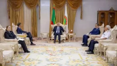 صورة الرئيس غزواني يستقبل وفدا من حلف شمال الأطلسي المصدر: وكالات