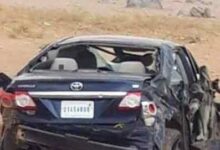 صورة حادث سير مروع يودي بحياة شخصين على طريق المذرذرة اركيز
