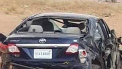 صورة حادث سير مروع يودي بحياة شخصين على طريق المذرذرة اركيز
