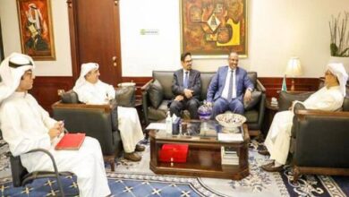 صورة رئيس اتحاد أرباب العمل الموريتانيين يلتقي المدير العام للصندوق الكويتي للتنمية