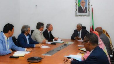 صورة وزير المياه يبحث مع وفد من اليونسيف وضعية المشاريع المشتركة