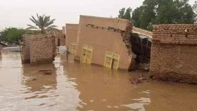 صورة وزارة الداخلية: تضرر 5 أسر في بلدية “انجوهن” بولاية تكانت جراء الأمطار