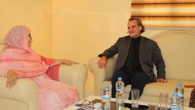 صورة رئيسة المرصد الوطني لحقوق المرأة والفتاة تستقبل ممثل المفضية السامية لحقوق الإنسان