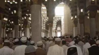صورة وفاة حاجة موريتانية في المسجد النبوي الشريف