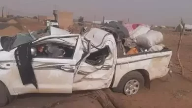 صورة وفاة شخص وإصابة آخرين في حادث سير بين نواكشوط ونواذيبو