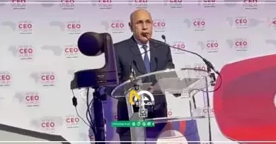صورة غزواني يقدم رؤية موريتانيا الاستثمارية في منتدى Africa CEO Forum