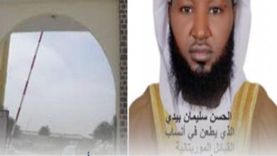 صورة مثول متهم بالطعن في أنساب قبائل موريتانية أمام المحكمة