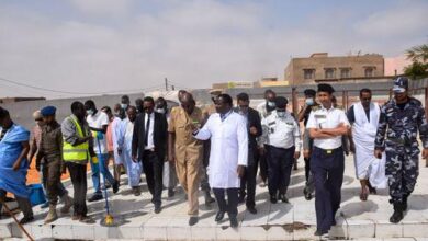 صورة وزير التنمية الحيوانية يزور بعض المرافق الخدمية في انواكشوط الجنوبية