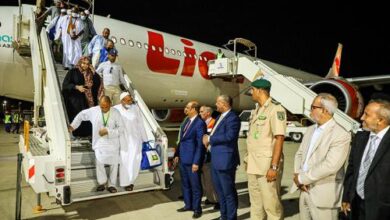 صورة عودة الفوج الثاني من الحجاج الموريتانيين إلى أرض الوطن