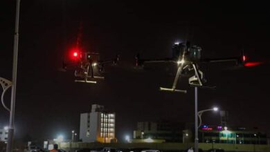 صورة استشراء الاحتياطات من قِبل الشرطة على ذكر اقتراب العيد