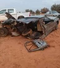 صورة وفاة ثلاثة أشخاص وإصابة آخرين في حادث سير بلبراكنة