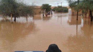 صورة بدء إجلاء المتضررين جراء السيول في ولاية تكانت