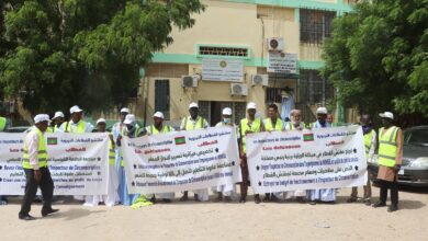 صورة مفتشو القطاعات التربوية يحتجون مطالبين بتحسين ظروفهم المعيشية
