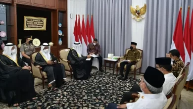 صورة نائب رئيس إندونيسيا يستقبل وفد منتدى أبوظبي للسلم