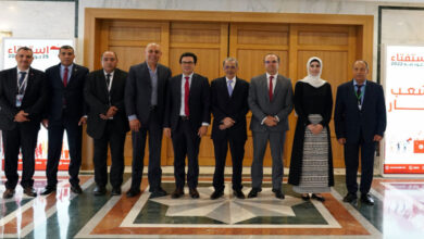 صورة وفد المنظمة العربية لإدارات الانتخابية برئاسة ولد بلال يزور تونس