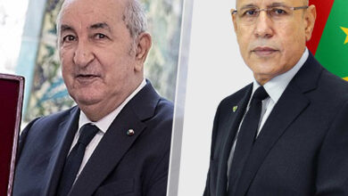 صورة رئيس الجمهورية يعزي نظيره الجزائري بعد الخسائر البشرية الناجمة عن الحرائق