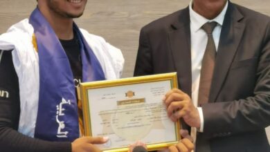 صورة في حفلها الختامي.. رئيس جامعة شنقيط يوصي الطلبة بالتمسك بالقيم الإسلامية
