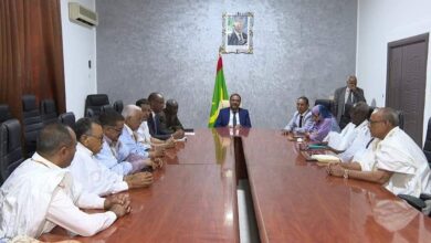صورة انتخاب رئيسة جهة نواكشوط، رئيسة لرابطة المجالس الجهوية
