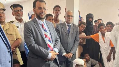 صورة وزير الشؤون الاسلامية يتفقد عددا من المحاظر في ولاية لعصابه