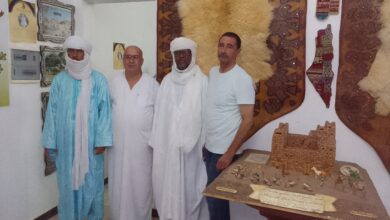 صورة بعد مشاركته في مهرجان لحويطات وفد الجزائر يحضر حفل عشاء نظمه الاتحاد العام للزاوايا