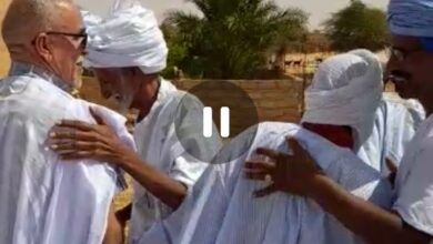صورة شيخ زاوية الشيخ سيدي محمد الخليفة يحط رحاله بلحويطات