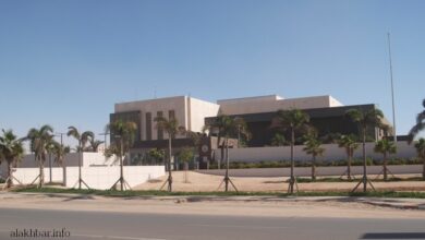 صورة تعزيزات أمنية في محيط السفارة الأمريكية بنواكشوط