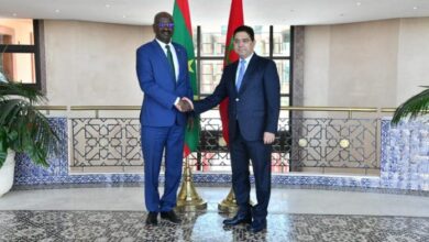 صورة مباحثات موريتانية مغربية على هامش اجتماع الأمم المتحدة