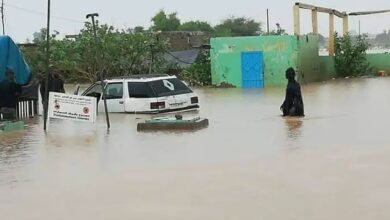 صورة سقوط حجرات دراسية وعدد من الأعرشة في مناطق مختلفة من البلاد بسبب الأمطار