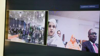 صورة وزيرة العمل الاجتماعي تشارك عن بعد في فعاليات اليوم العالمي للمرأة الريفية