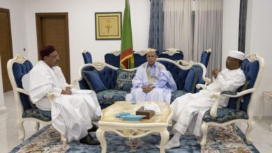 صورة نيامي: لقاء ثلاثي بين غزواني وديبي وبازوم
