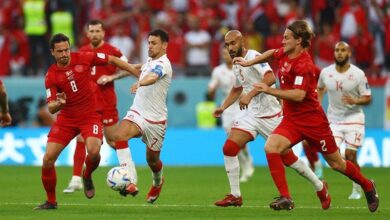 صورة التعادل السلبي يحسم مواجهة الدنمارك وتونس