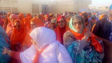 صورة نواذيبو:مسيرة نسائية في اليوم العالمي للقضاء على العنف ضد النساء